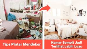 Lima Trik Sulap Kamar Sempit Jadi Kelihatan Dua Kali Lebih Luas